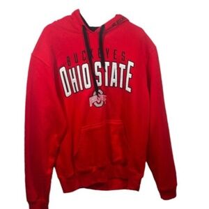 Ohio State Varsity Authentic Apparel Clothing Men's Buckeyes Red Hoodie Large